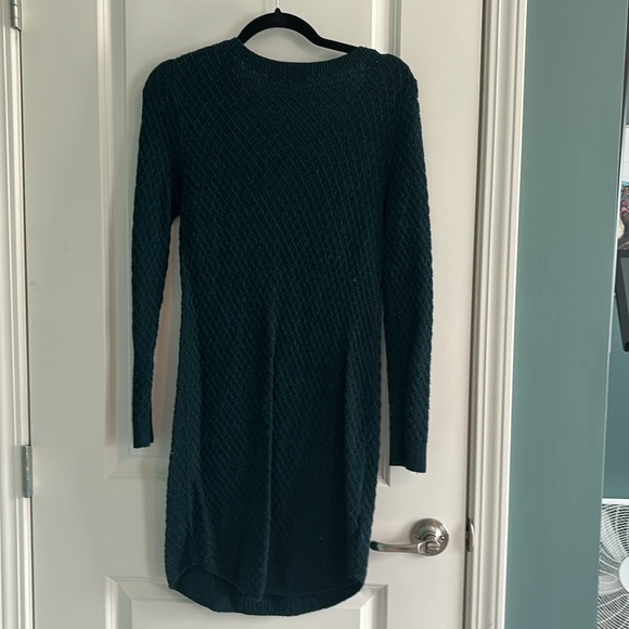 Ann Taylor LOFT Green Sweater Dress Size Small - Picture 2 of 5